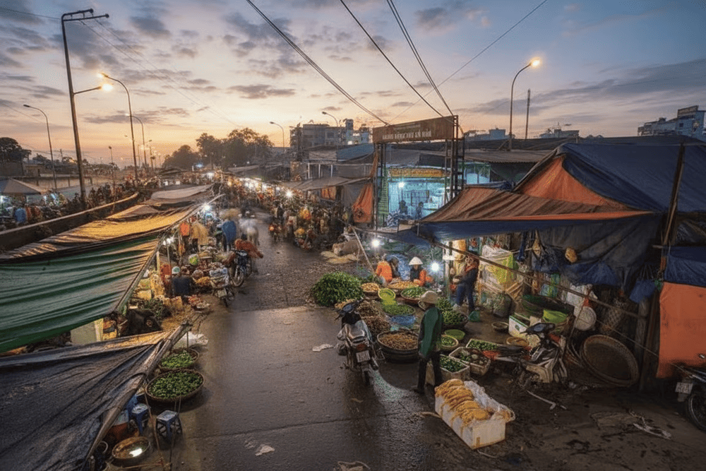 Chợ Long Bi&ecirc;n mang đậm n&eacute;t văn h&oacute;a đặc trưng của H&agrave; Nội (Nguồn: Internet)